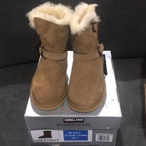 New w/ Box: Kirkland’s Shearling Buckle Boot